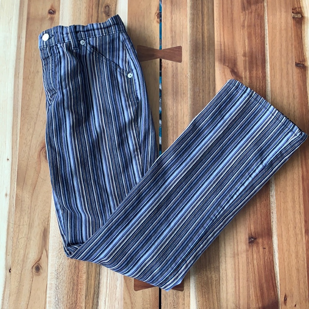 Vintage Tommy Hilfiger Striped Bootcut Jeans